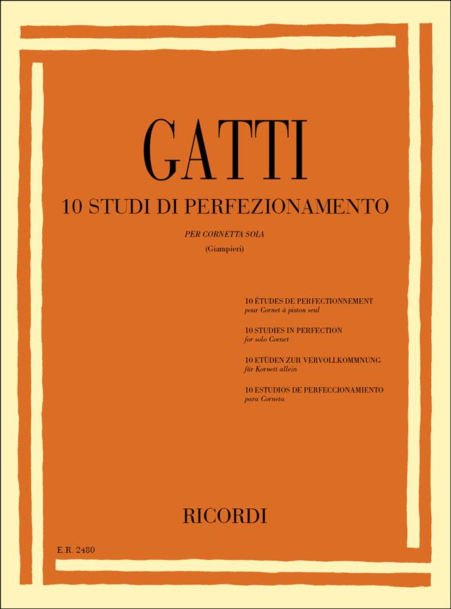 10 Studi Di Perfezionamento - Per Cornetta Sola - pro trumpetu